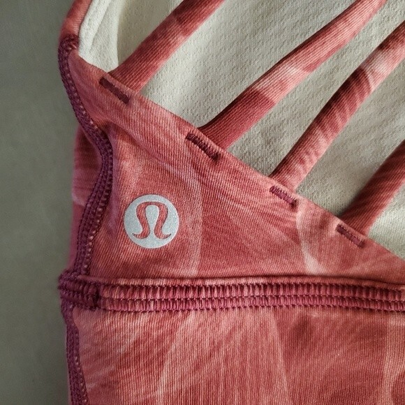 Lululemon Free to Be High-Neck Long-Line Bra Light Support Mulled Wine sz 6 - Picture 4 of 9